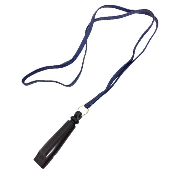 Hermes HERMES Sifre Ultrasonic Whistle Dog Necklace Pendant Navy x Wood - Picture 1 of 3